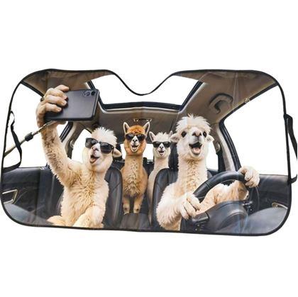 Obrázek z Protisluneční clona do auta s přísavkami - lamy