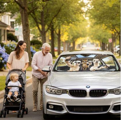 Obrázek z Protisluneční clona do auta s přísavkami - lamy