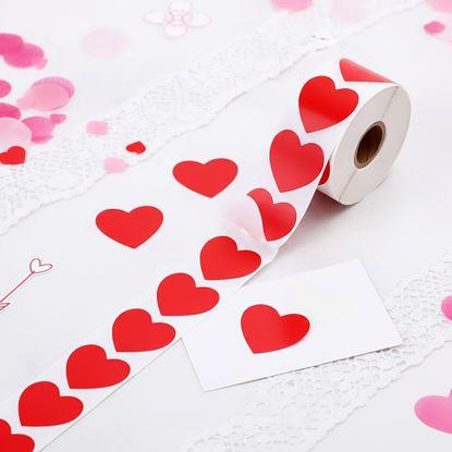 Obrázek Samolepky srdíčka - 500 ks