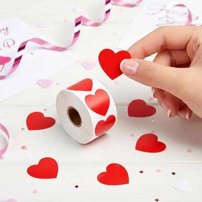 Obrázek Samolepky srdíčka - 500 ks