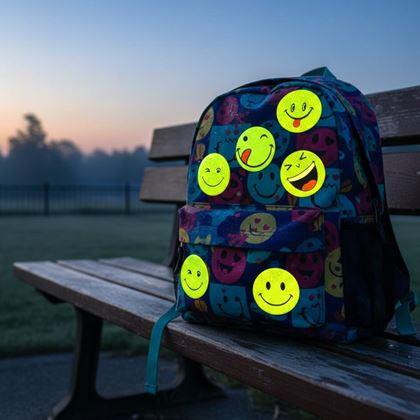 Obrázek z Reflexní samolepky smajlíci 6 ks