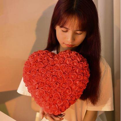 Obrázek z Věčné srdce z růží 26 cm