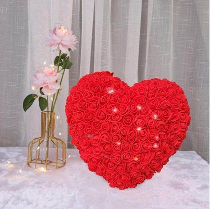 Obrázek z Věčné srdce z růží 26 cm