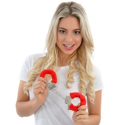 Obrázek z Plyšová pouta - červená