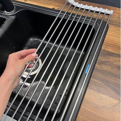 Obrázek z Skládací odkapávač na nádobí - 50,5 × 20 cm