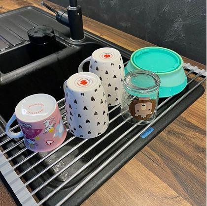 Obrázek z Skládací odkapávač na nádobí - 50,5 × 20 cm