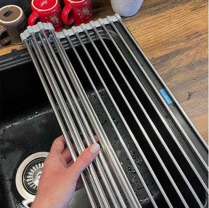 Obrázek z Skládací odkapávač na nádobí - 40 × 50 cm 