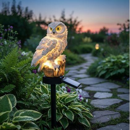 Obrázek z Solární zahradní osvětlení sova