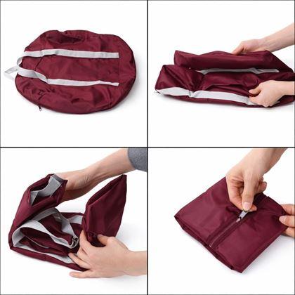 Obrázek z Skládací cestovní taška - vínová