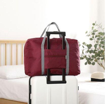 Obrázek Skládací cestovní taška - vínová