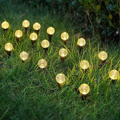 Obrázek z Solární bublinková svítidla do země 10 ks