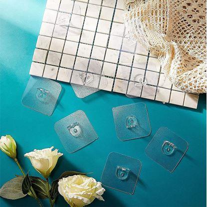 Obrázek Nalepovací držák na poličku 10 ks