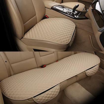 Obrázek z Sada podložek na sedadla - béžová