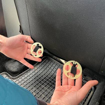 Obrázek z Sada podložek na sedadla - černá