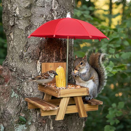 Obrázek z Dřevěné krmítko