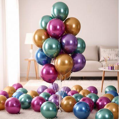 Obrázek Metalické balónky 50 ks