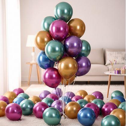Obrázek z Metalické balónky 50 ks