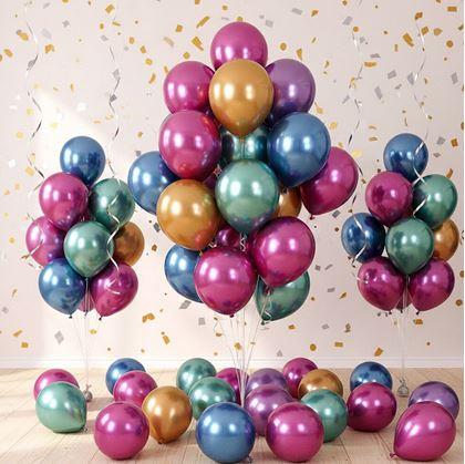 Obrázek z Metalické balónky 50 ks