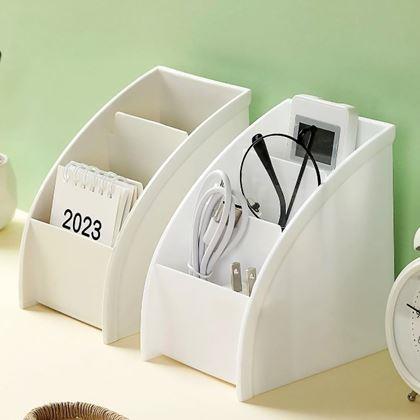 Obrázek z Organizér na stůl s přihrádkami - bílý