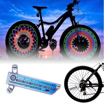 Obrázek LED světlo do výpletu kola