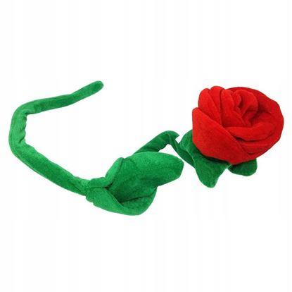 Obrázek Plyšová červená růže