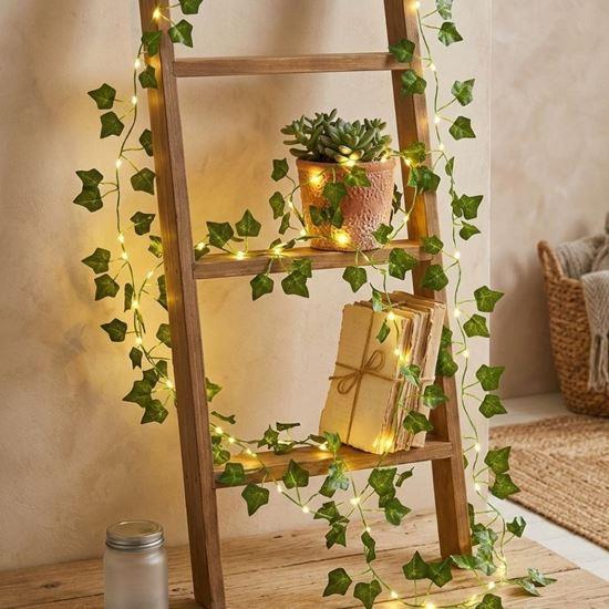 Obrázek z Světelný řetěz 2 m - zelené listy