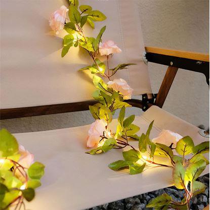 Obrázek LED světelný řetěz 2 m - růže