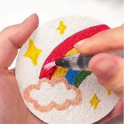 Obrázek 3D malování na pěnový papír 10 ks