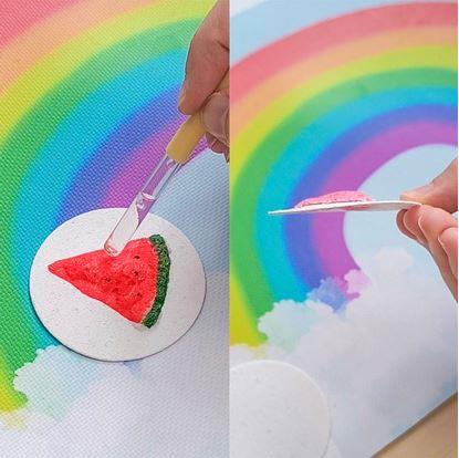 Obrázek 3D malování na pěnový papír 10 ks