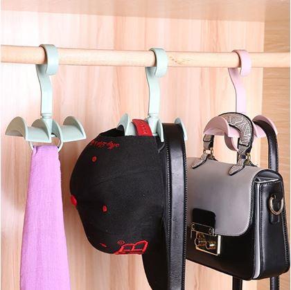 Obrázek z Praktický věšák do skříně - zelený