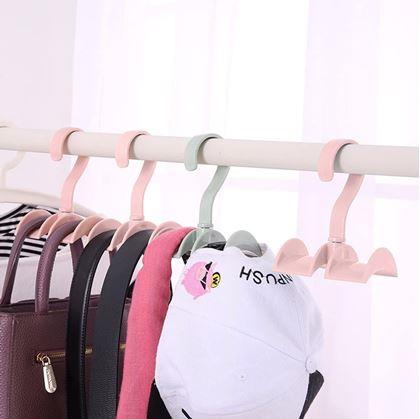 Obrázek z Praktický věšák do skříně - zelený