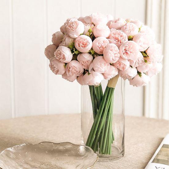 Obrázek z Umělá kytice - pivoňka, 9 stonků