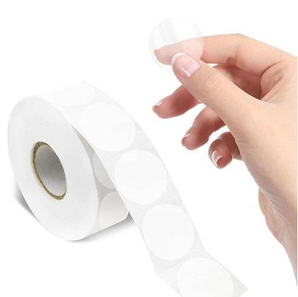 Obrázek z Samolepicí průhledná kolečka 500 ks