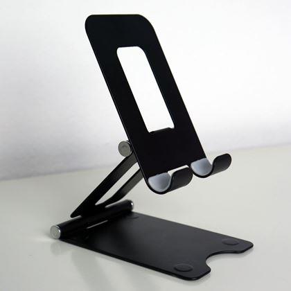 Obrázek z Kovový držák na mobil - černý