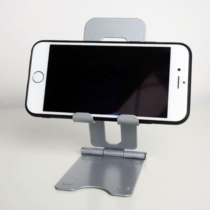 Obrázek z Kovový držák na mobil - stříbrný