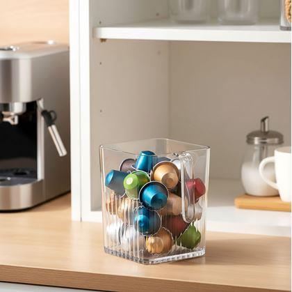 Obrázek z Průhledný organizér do lednice s  úchytkou