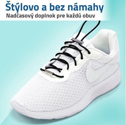 Obrázek z Rychlozavazovací tkaničky - černé