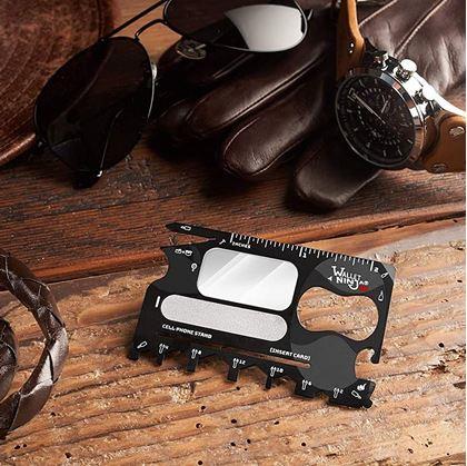 Obrázek z Ocelová multifunkční karta Wallet Ninja 18v1