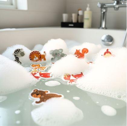 Obrázek z Pěnová zvířátka do vany 15 ks