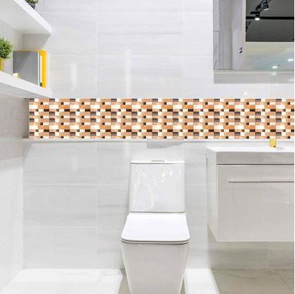 Obrázek z Samolepící obklady 6 ks - hnědé