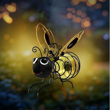 Obrázek z Zahradní dekorace solární včelka