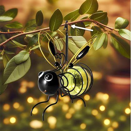 Obrázek z Zahradní dekorace solární včelka