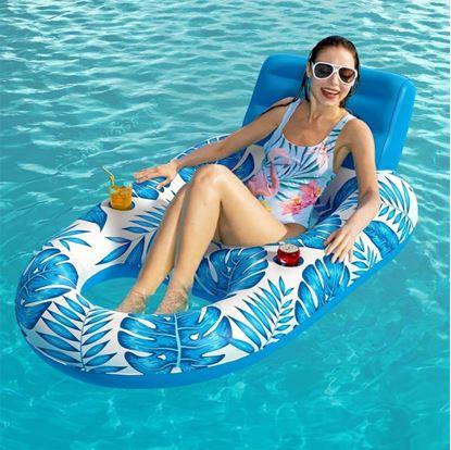 Obrázek Nafukovací křeslo do vody s držáky na nápoje