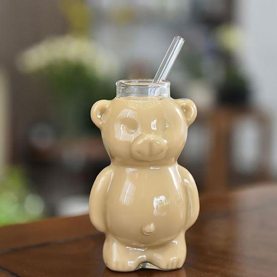 Obrázek z Sklenice ve tvaru medvídka