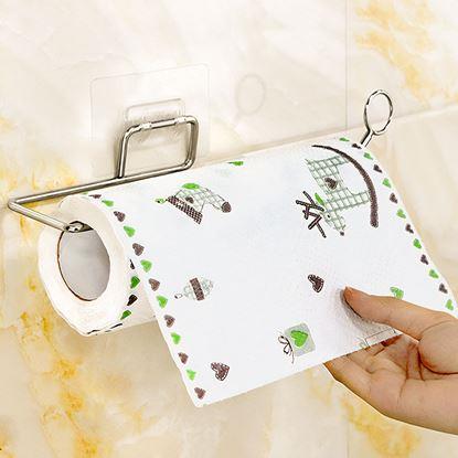 Obrázek Nerezový nalepovací držák na papírové utěrky