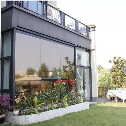 Obrázek z Zrcadlová fólie na okna 200 cm - bronzová