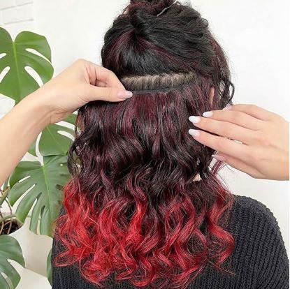 Obrázek Clip in pás pro barevné podbarvení vlasů