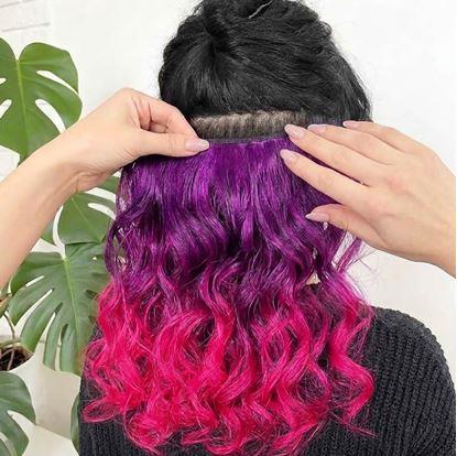 Obrázek Clip in pás pro barevné podbarvení vlasů