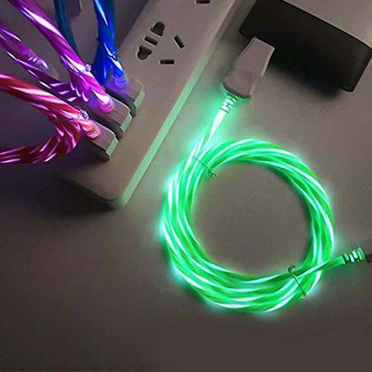 Obrázek z Svítící nabíjecí kabel 3v1
