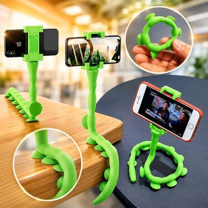 Obrázek Držák telefonu - zelená chobotnice